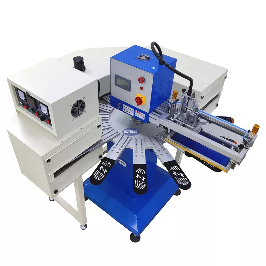 အရွယ်အစားကြီးမားတဲ့ Socks Silk Screen Printing စက်